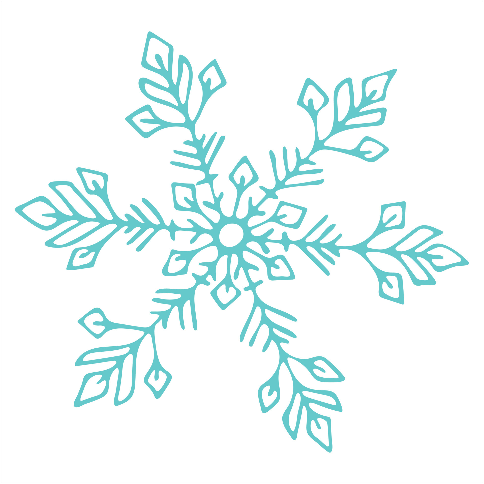 christmas snowflake clipart