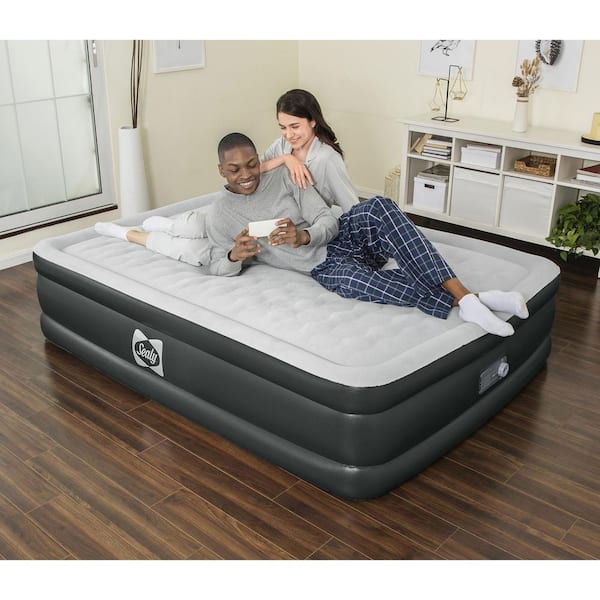 inflatable mattress with inbuilt pump