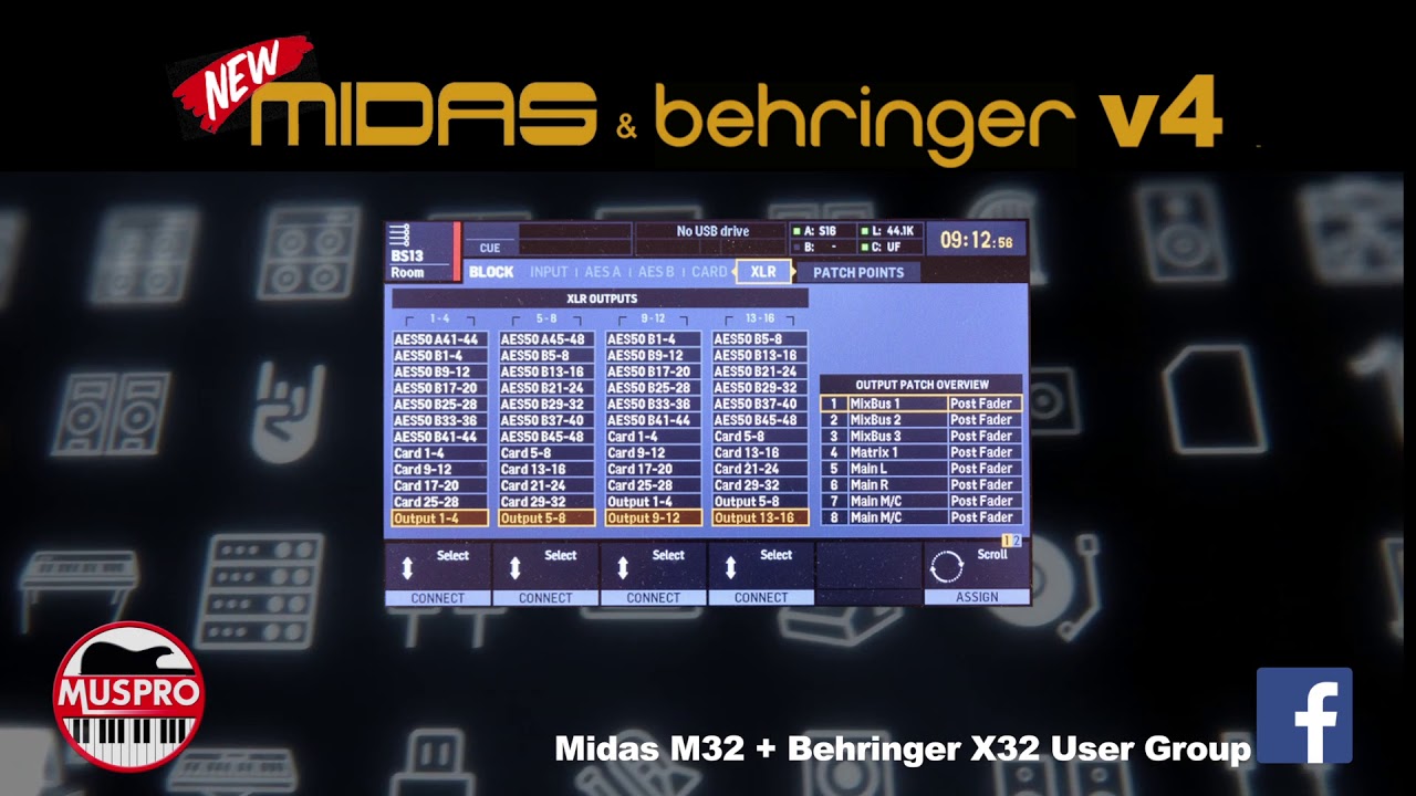 midas m32 firmware