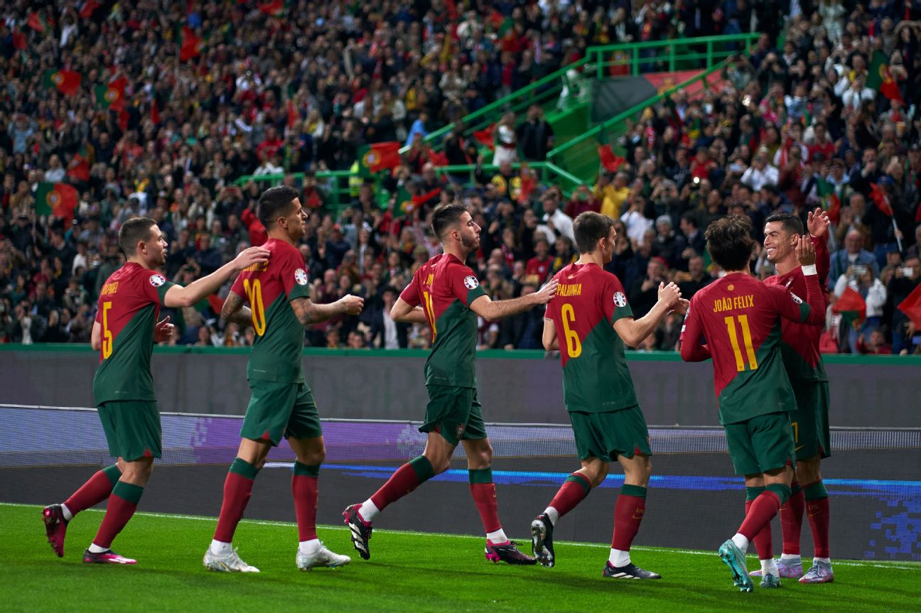 portugal national football team vs liechtenstein national football team lineups