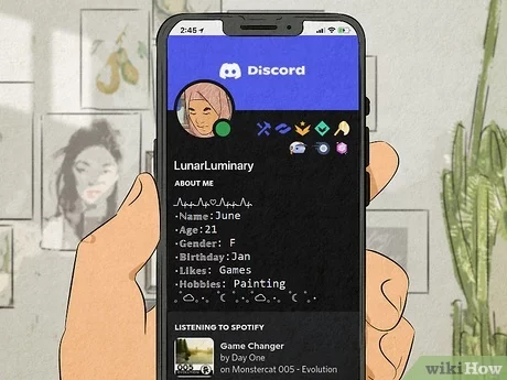 discord bio templates