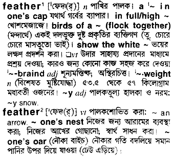 feared meaning in bengali