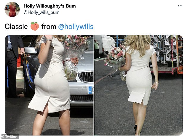 holly willoughby butt