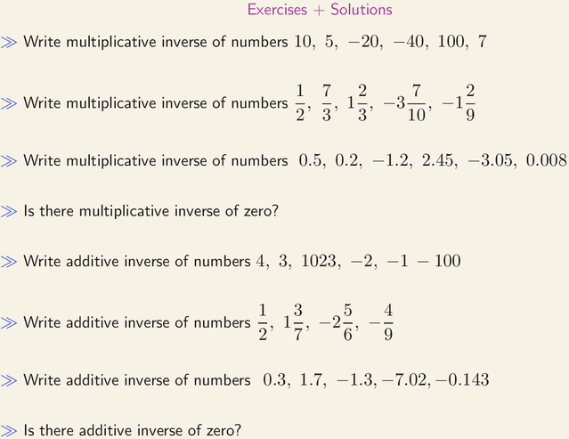 additive inverse of 2 7