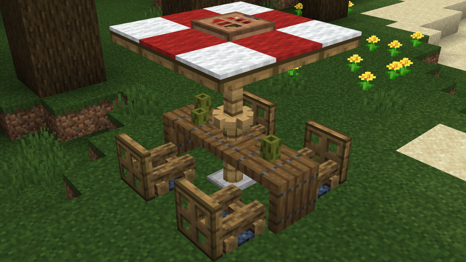 minecraft outdoor decorations