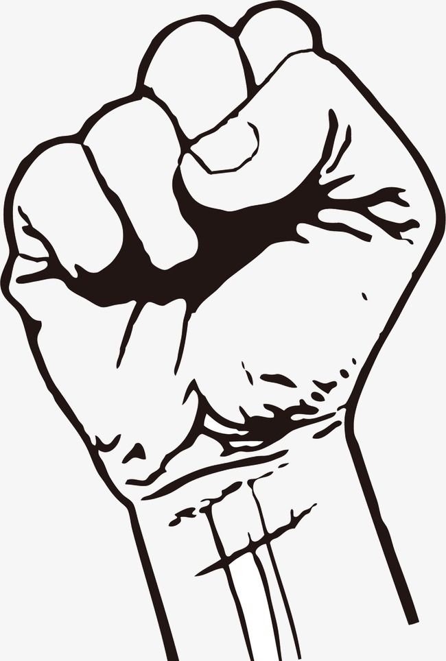 hand fist clipart