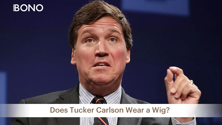 tucker carlson wear a wig