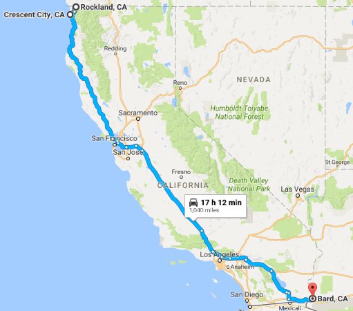 distance to fresno california