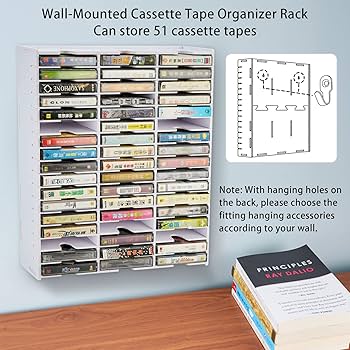 cassette tape shelf