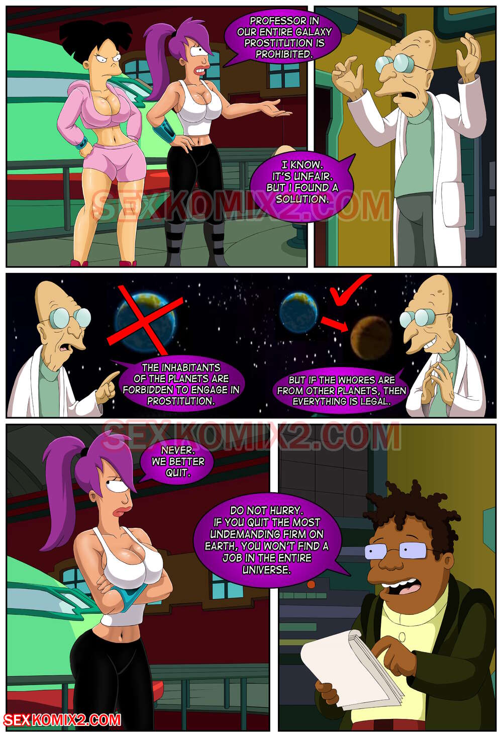 futurama porn comics