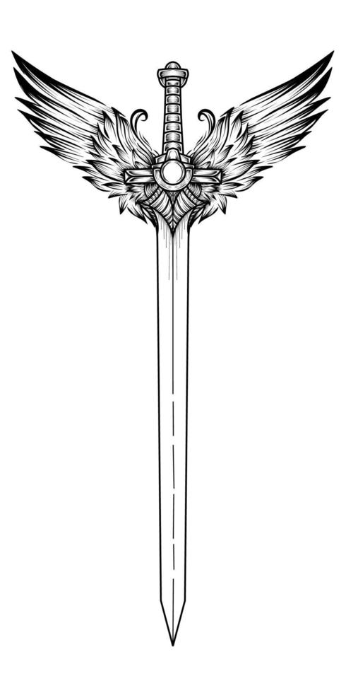 espada para tatuaje