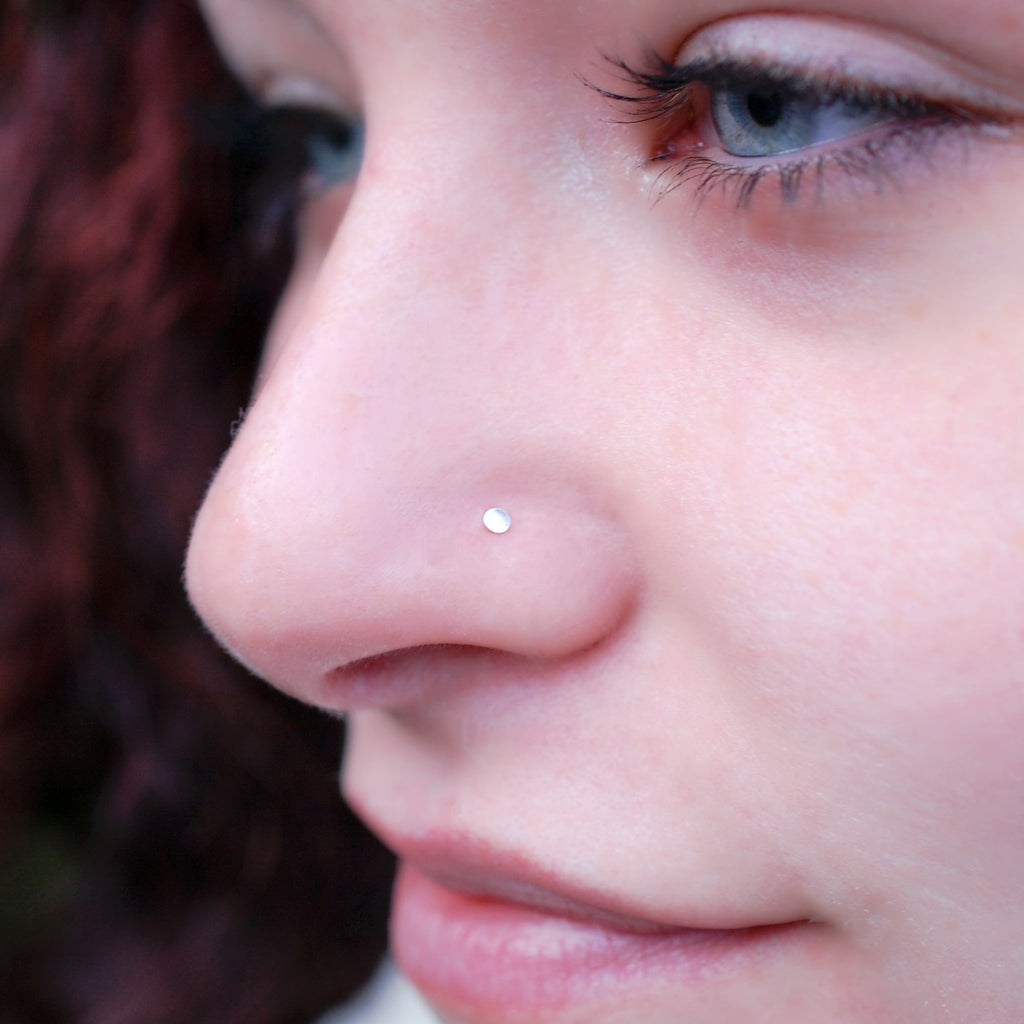 tiny stud nose ring