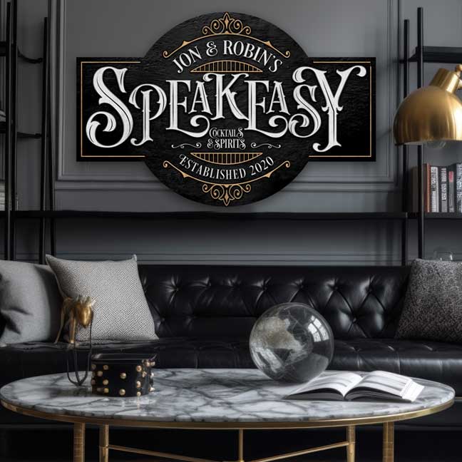 speakeasy decor