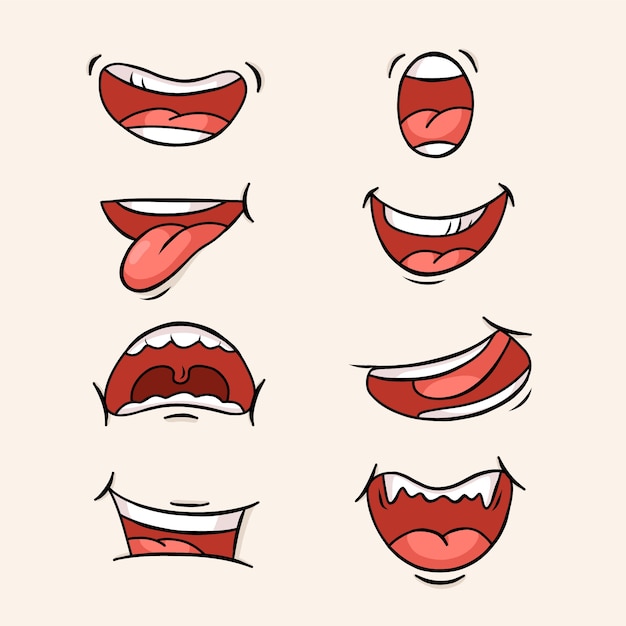 dibujos de una boca