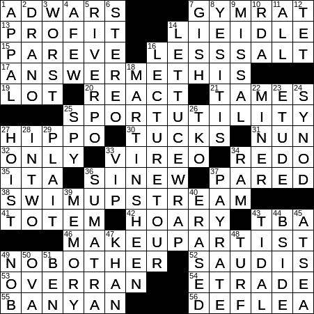 appal crossword clue