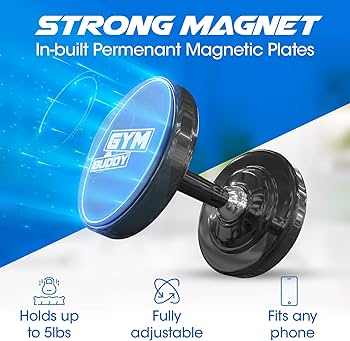 magnetic phone mount gym