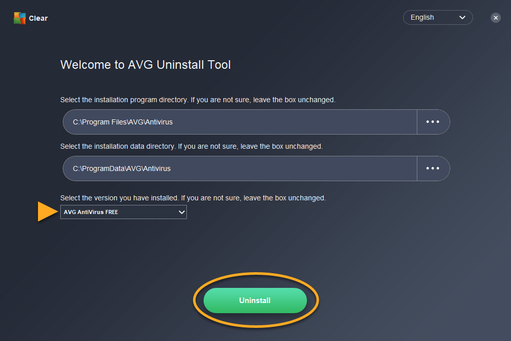 avg 2013 removal tool