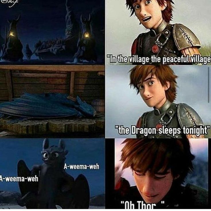 how to train your dragon memes