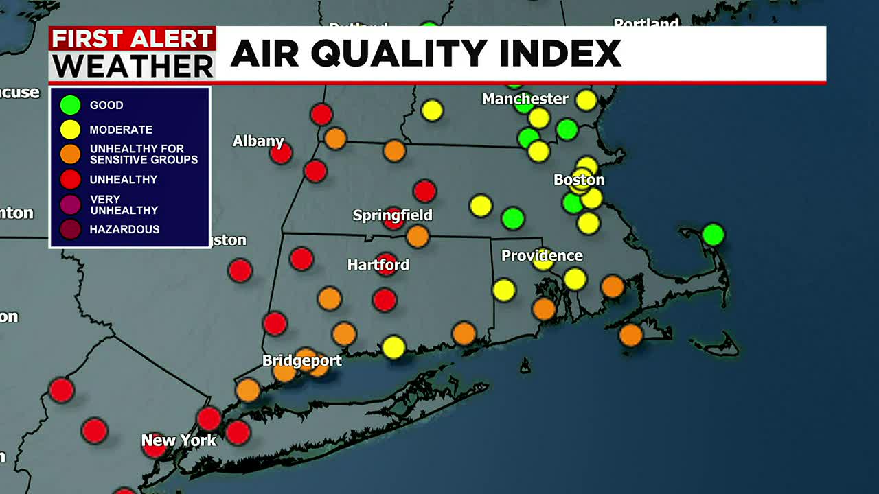 air quality forecast massachusetts