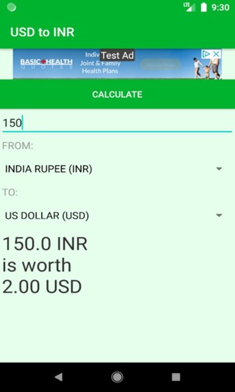 currency converter inr to dollar