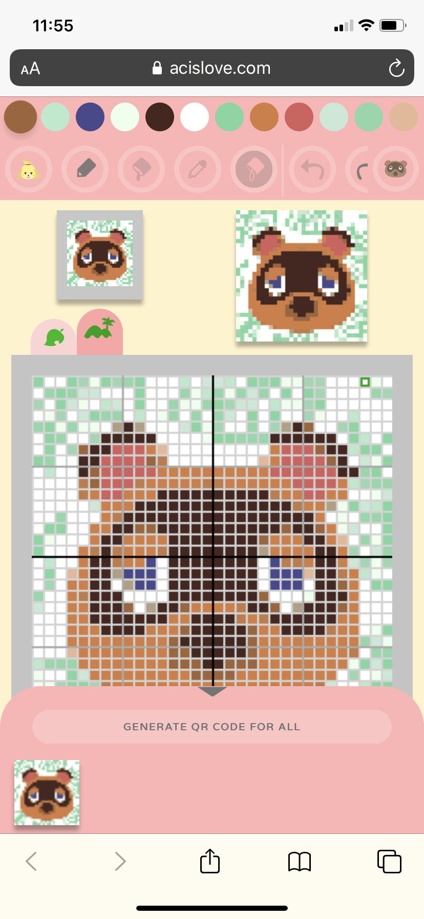 animal crossing pattern tool