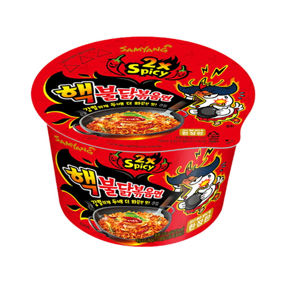 2x spicy ramen