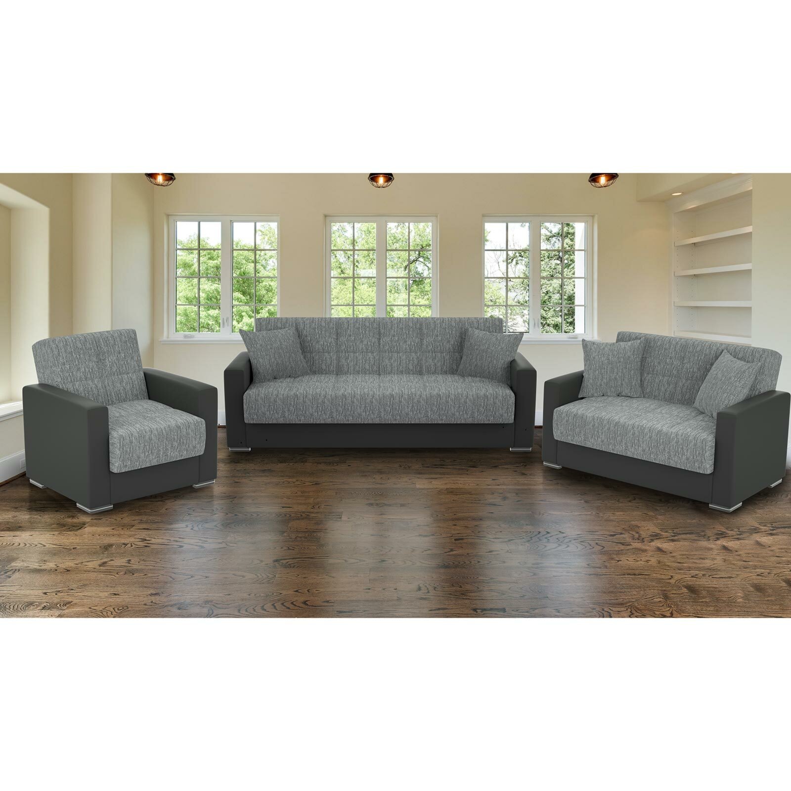 3 2 1 sofa set roller