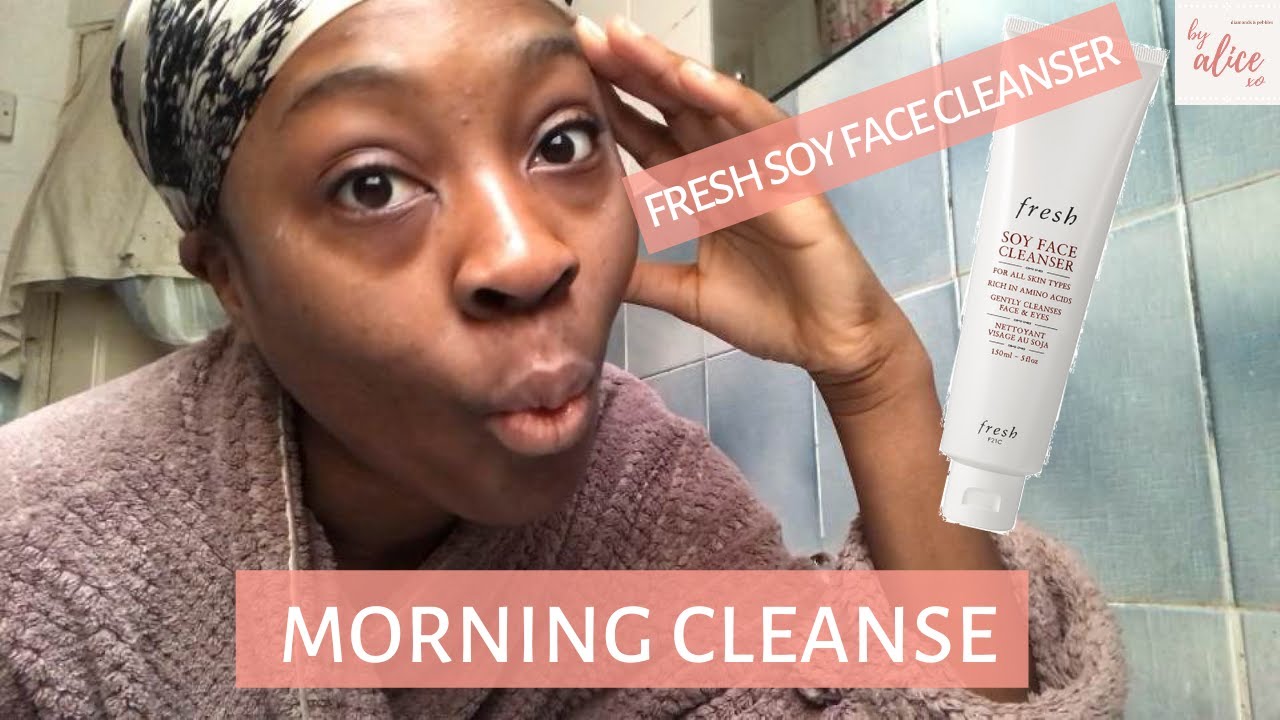 fresh soy face cleanser como se usa