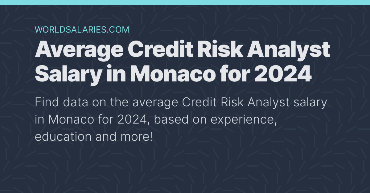 credit risk analyst salary