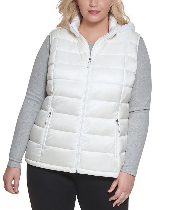 puffer vest womens plus size