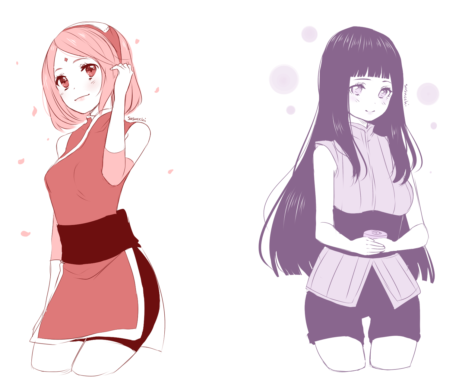 sakura y hinata