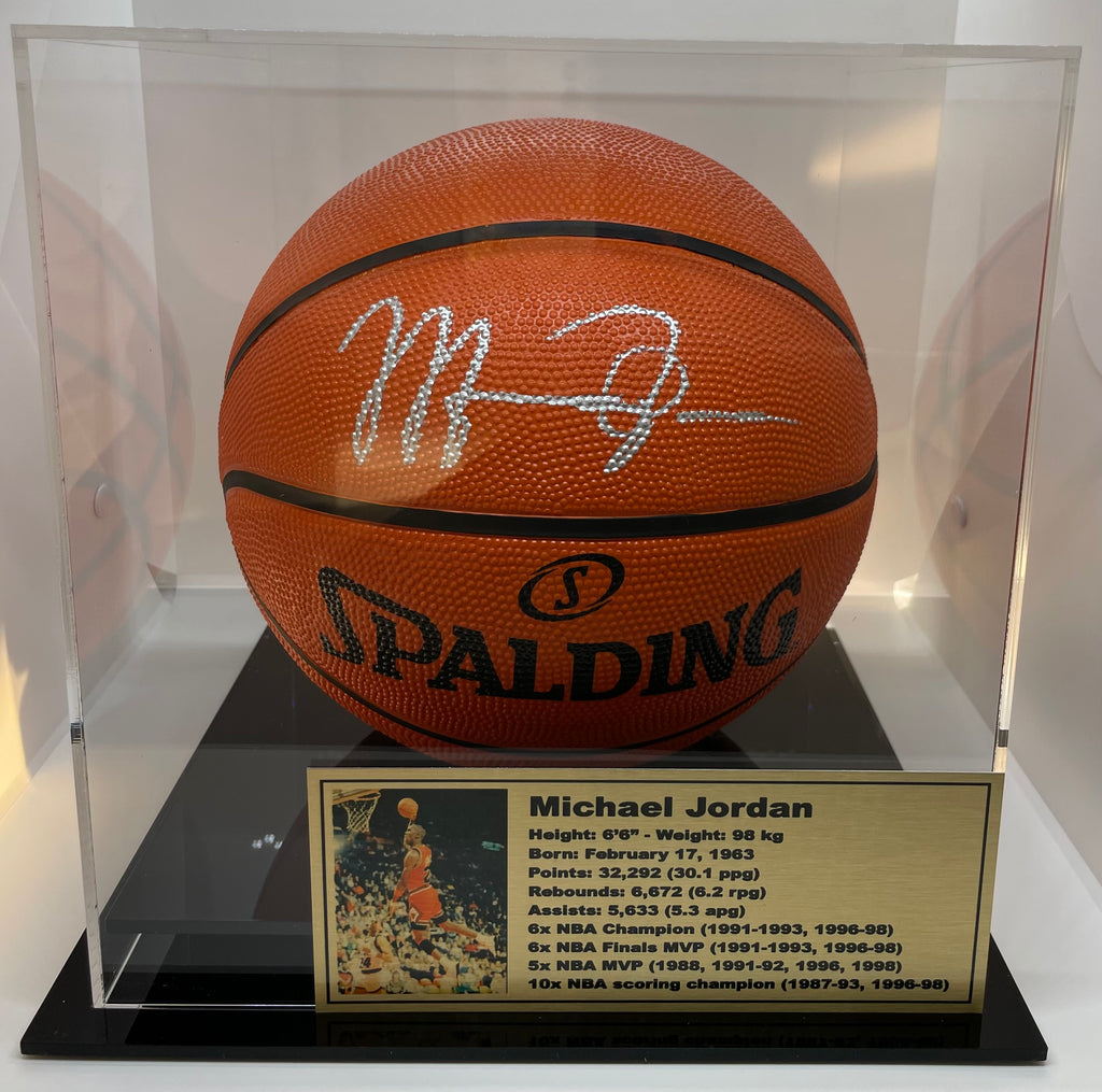 michael jordan signed basketball