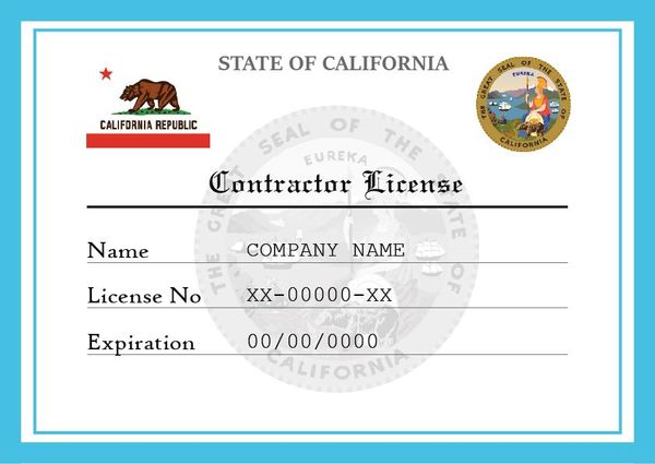 california general contractor license