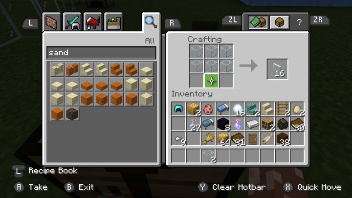 how to make glass in minecraft