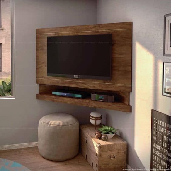 tv in a corner ideas