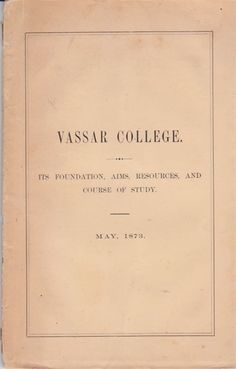 course catalog vassar