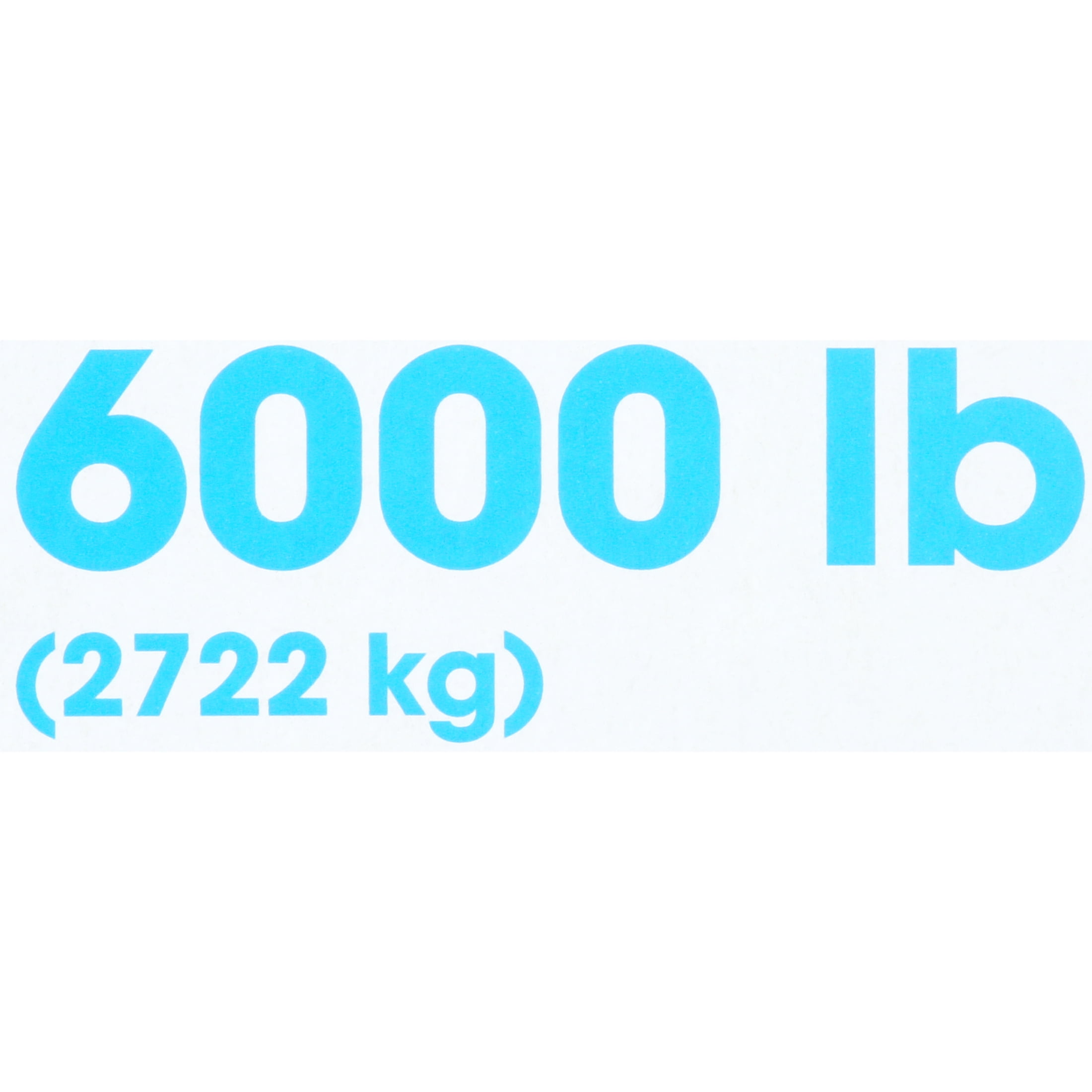 6000 pound to kg