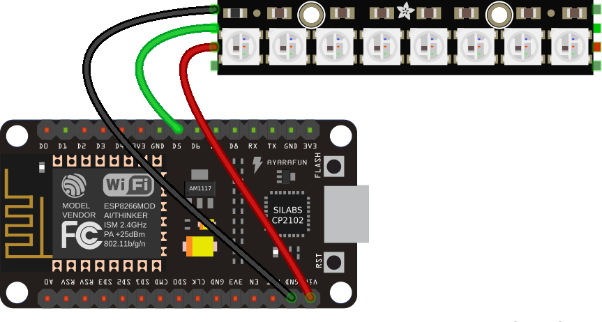 micropython led strip