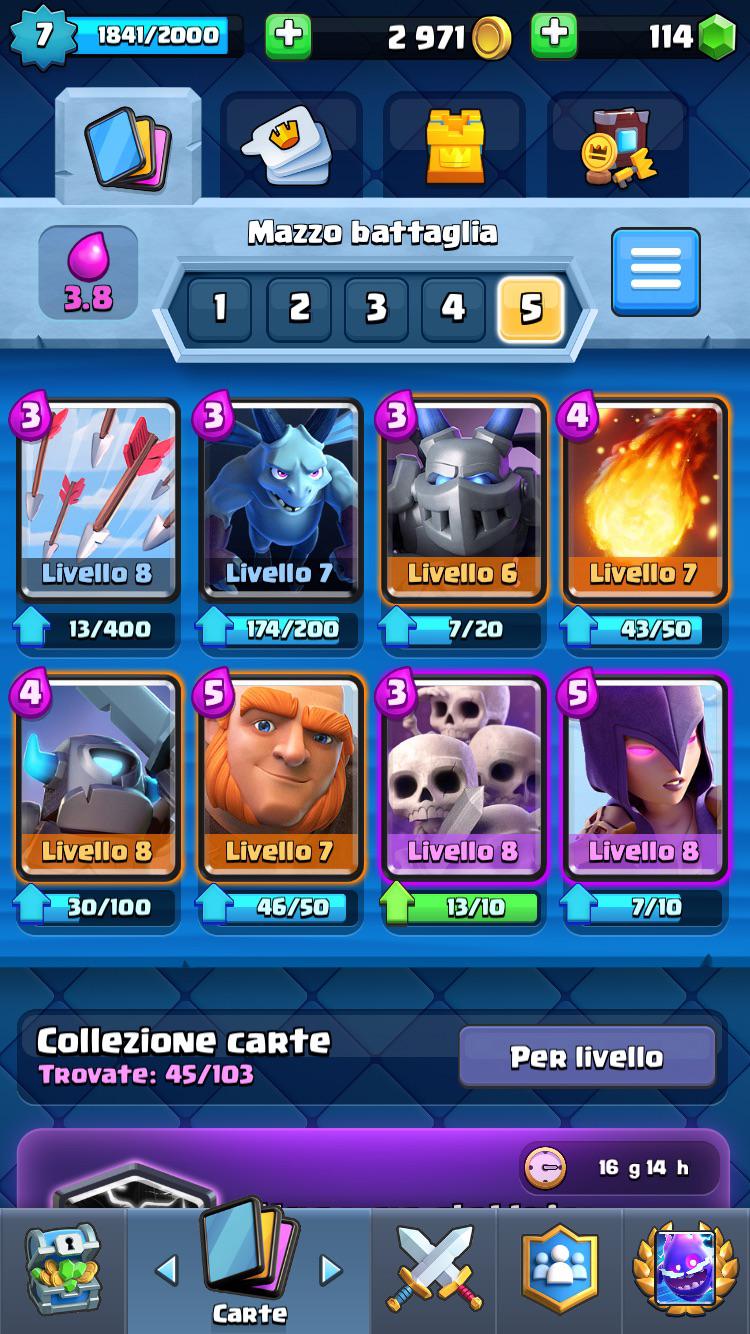 best arena 6 clash royale deck