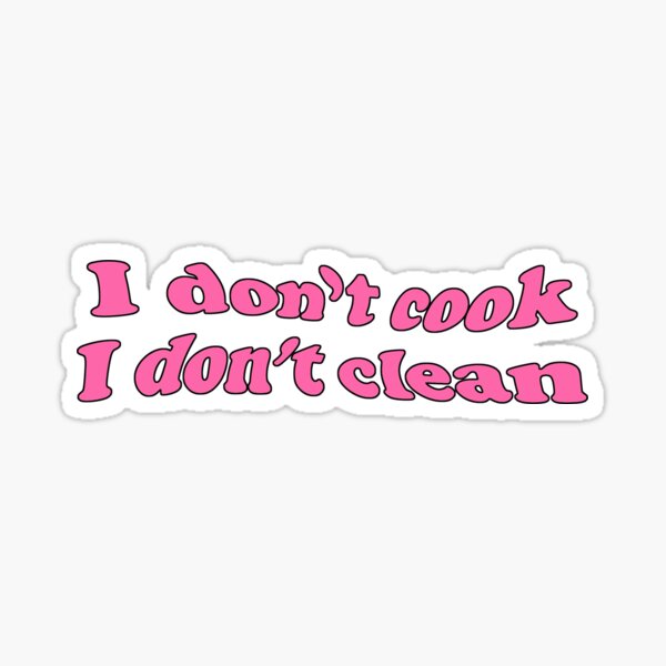 i dont cook i dont clean lyrics