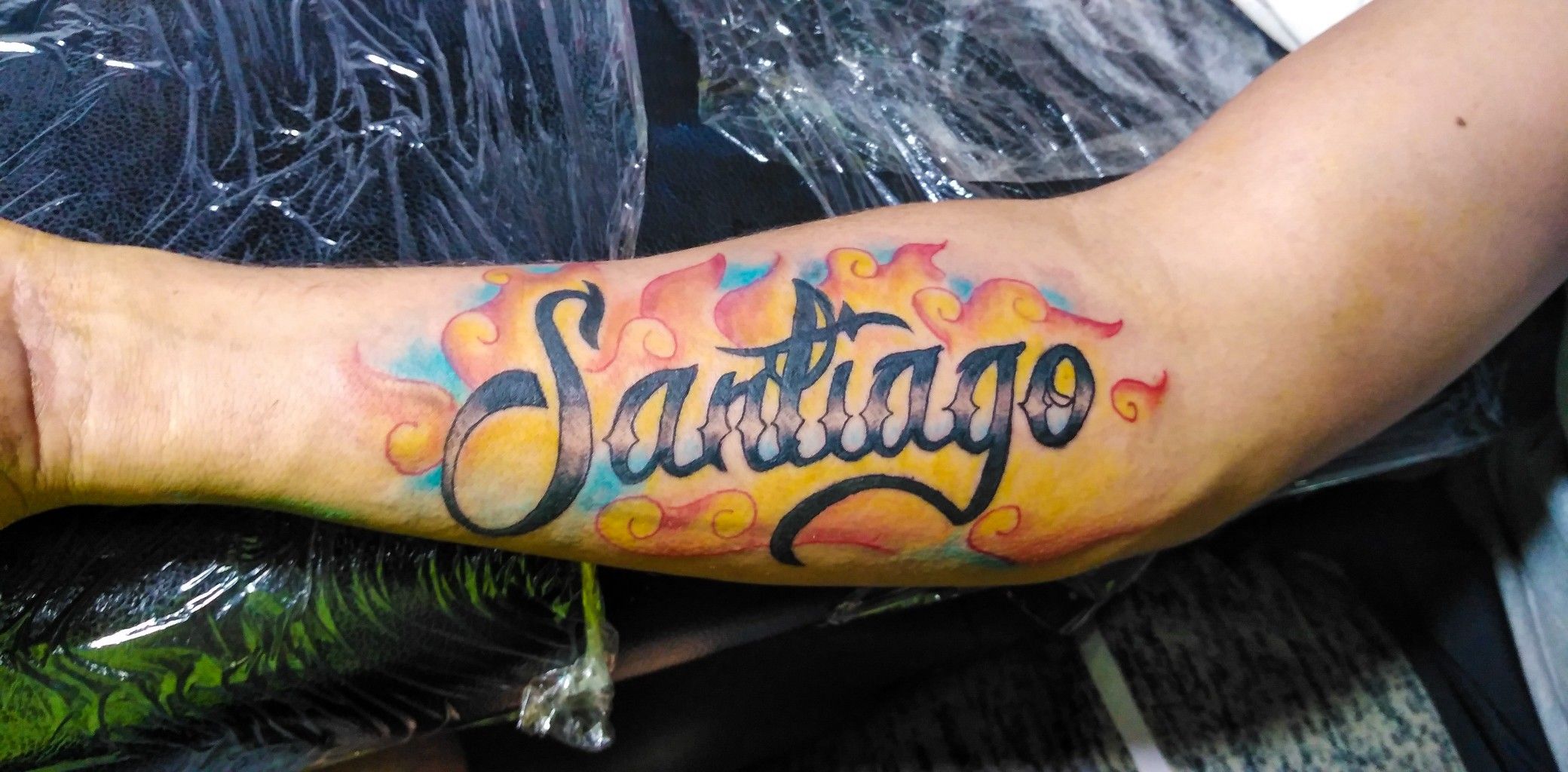 tatuajes con el nombre de santiago