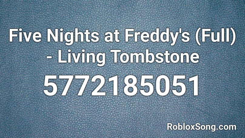 five nights at freddys id roblox