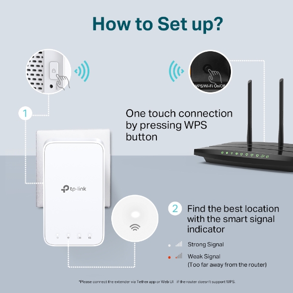 tp link extender set up