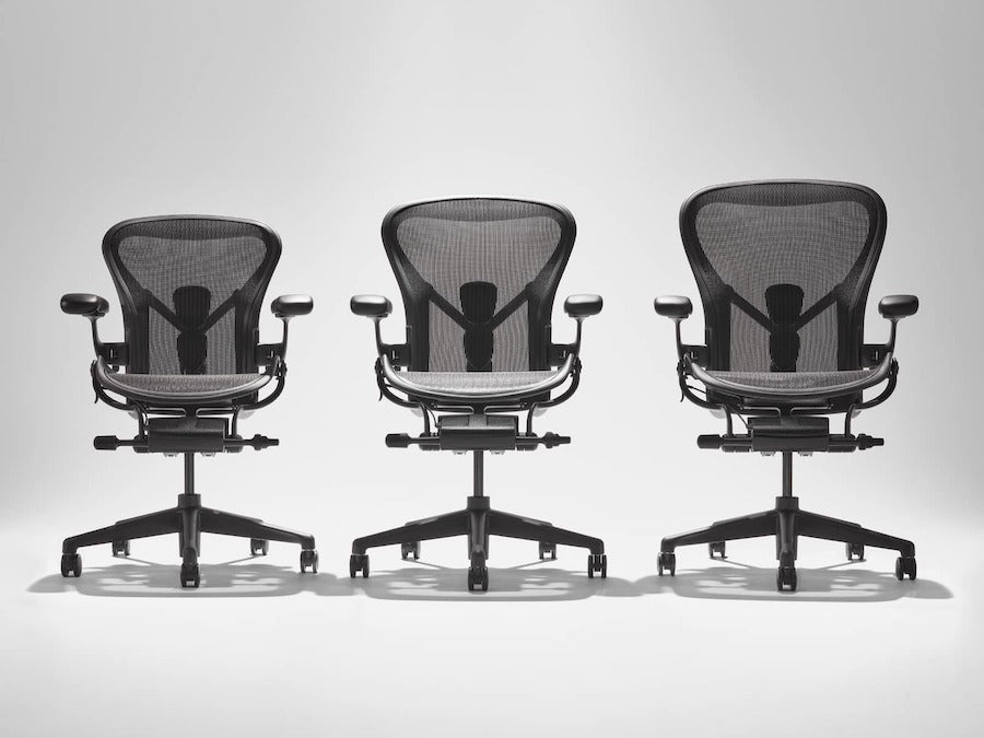 herman miller aeron size chart