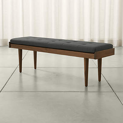 crate and barrel bench