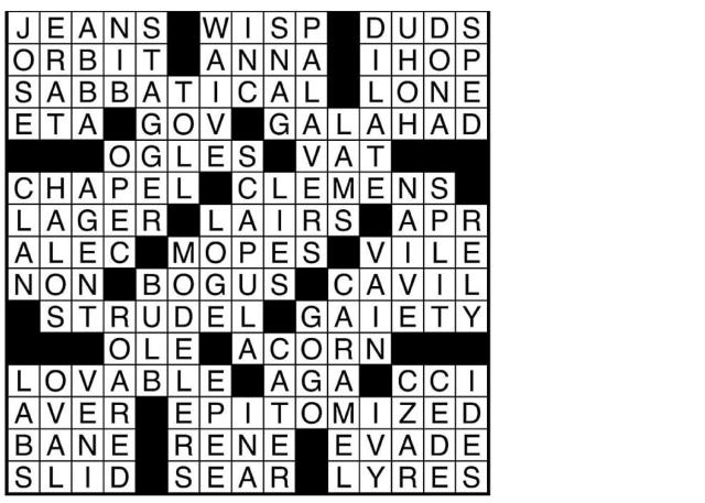 crossword clue evade