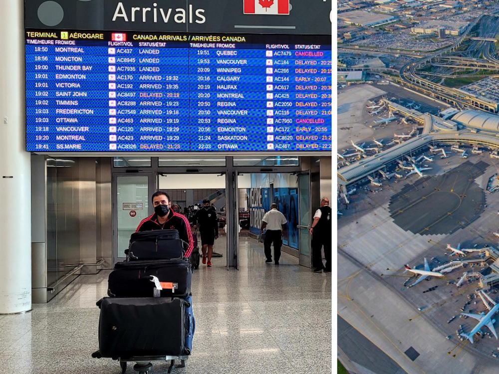 arrival time toronto pearson airport