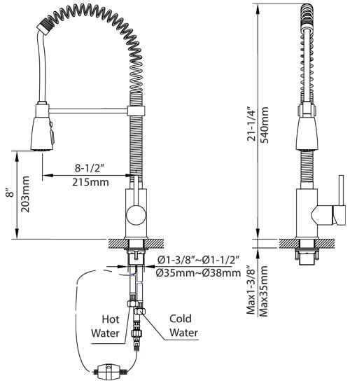 kraus kitchen faucet parts