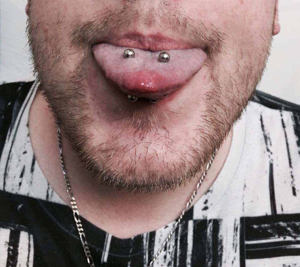 mens tongue rings