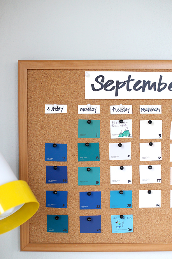 diy schedule board